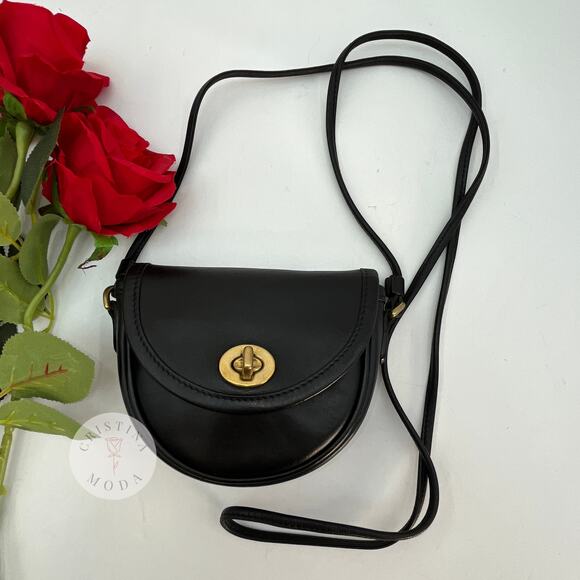Vintage Coach Mini Watson Bag 6606 Black 2002 - Picture 1 of 10